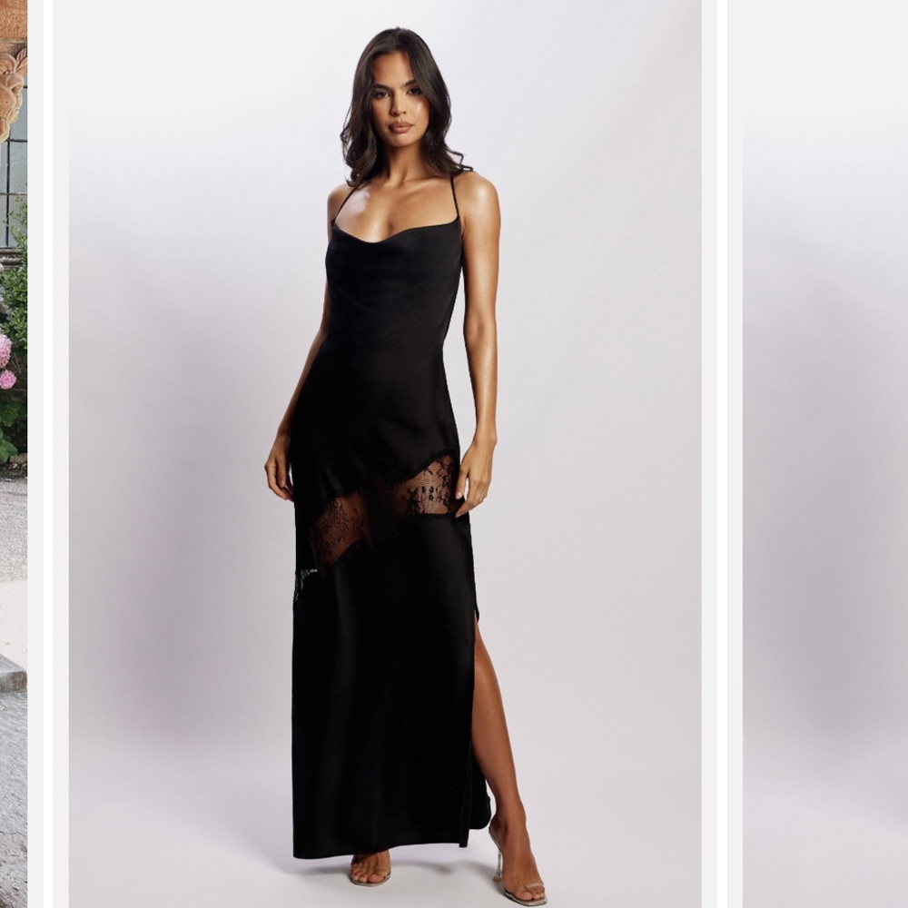 Meshki Chandra Lace Detail Maxi Dress